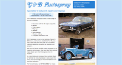 Desktop Screenshot of gandbautospray.co.uk